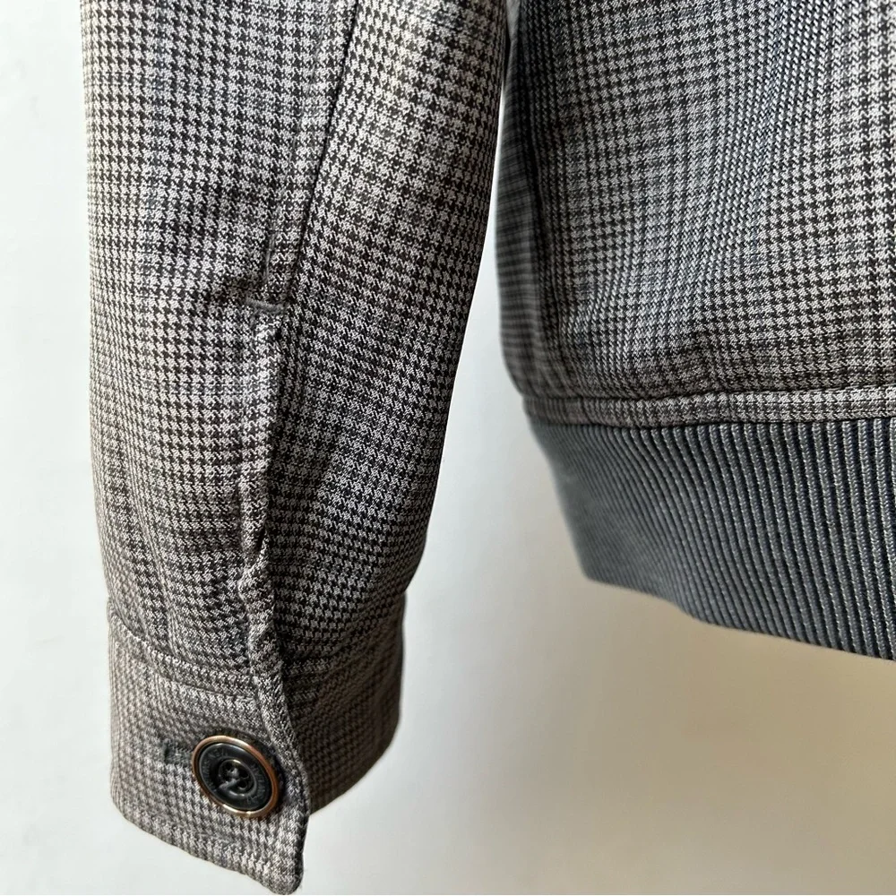Houndstooth Bomber Jacket - Picture 6 of 15